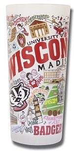 U of Wisconsin Badgers<br>Glass by catstudio